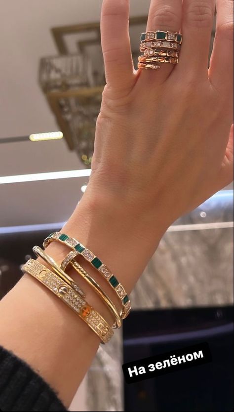 Cartier Love Bracelet Diamond, Mini Vlogs, Bulgari Jewelry, Van Cleef And Arpels Jewelry, Bvlgari Jewelry, Fancy Jewelry Necklace, Expensive Jewelry Luxury, Wrist Candy, Luxe Jewelry