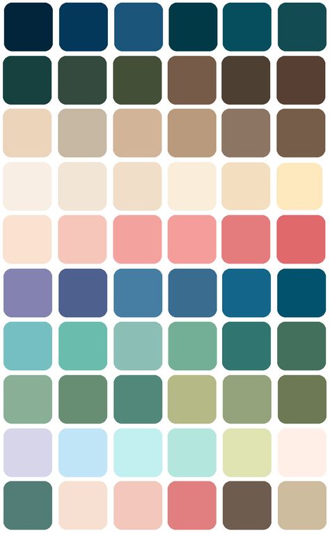 Neutral leaning warm, medium to med-low contrast, fresh, clean, med clear Low Contrast Color Palette, Low Saturated Color Palette, Medium Contrast Color Palette, Low Contrast Aesthetic, Soft Autumn Deep, Wardrobe Colors, Colour Contrast, Natural Palette, Paint Color Palettes