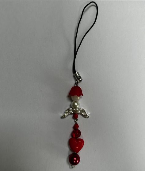 Handmade red phone charms £6 + delivery #beadedjewellery #jewelry #phone #phoneaccessories #phonecharm #charm #smallbusiness #handmade Red Phone Charm Ideas, Adjustable Red Pendant Charm Necklace, Red Phone Charm, Cherry Phone Charm, Red Dangle Charms With Lobster Clasp, Phone Charm, Phone Accessories, Beaded Jewelry, Red