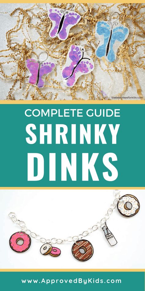 10 SHRINKY DINKS IDEAS! How to make DIY Shrinky Dink keychains, bracelets, necklaces and more. Jewelry for Mother's Day too! You'll love the Donut charm bracelet! Shrinky Dink Ideas, Diy Shrinky Dink, Shrinky Dink Art, Shrinky Dink Jewelry, Shrinky Dink Crafts, Kids Presents, Calendar Activities, Gift Crafts, Stem Crafts