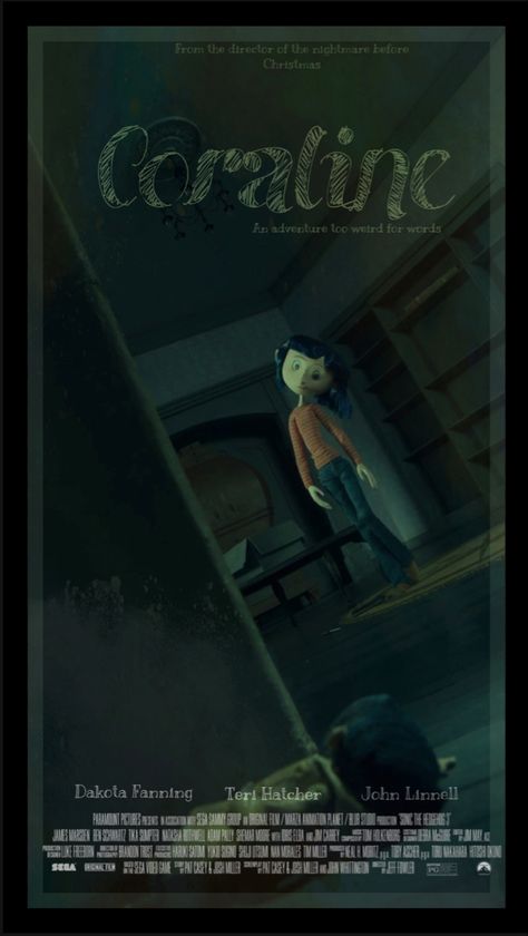 Coraline Movie Poster, Coraline Poster, Coraline Film, Coraline Movie, Coraline Aesthetic, Posters Movie, Coraline Jones, Aesthetic Posters, Coquette Room