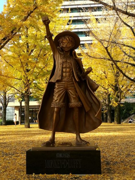 Kumamoto's One Piece Statues - Explore Kumamoto Hokkaido Winter, Kumamoto Japan, Dinosaur Museum, Japanese Countryside, Dinosaur Park, Sport Park, Emergency Shelter, Shark Fishing, Sport Hall