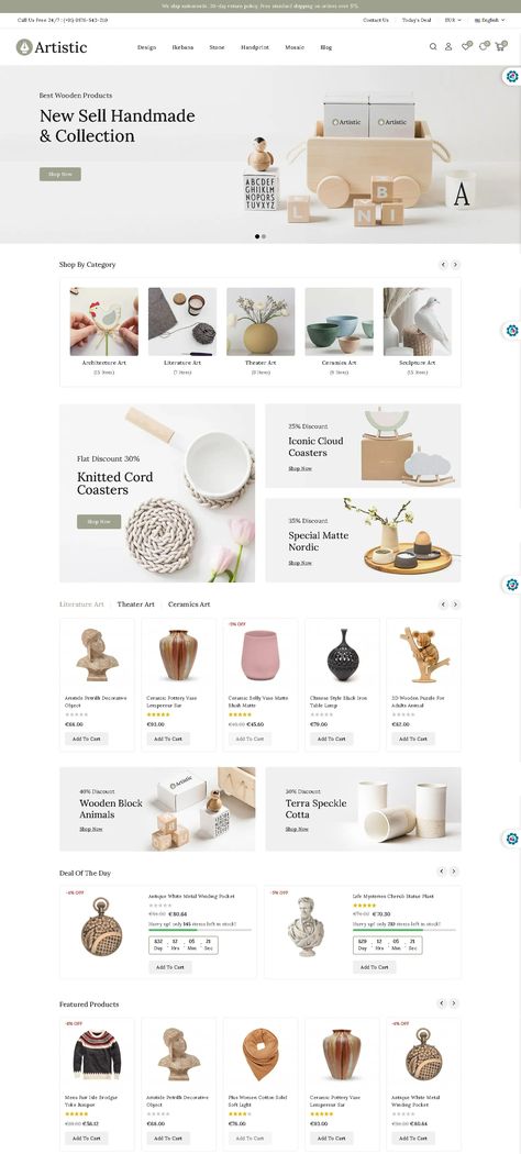 #Ecommerce_Template_Design #Handmade_Craft_Website_Design #Shopify_Website_Templates #Ecommerce_Store_Design Ecommerce Template Design, Handmade Craft Website Design, Shopify Website Templates, Handmade Website Design, Craft Website Design, Shopify Theme Templates, Homepage Website Design, Ecommerce Design Inspiration, Ecommerce Ui Design