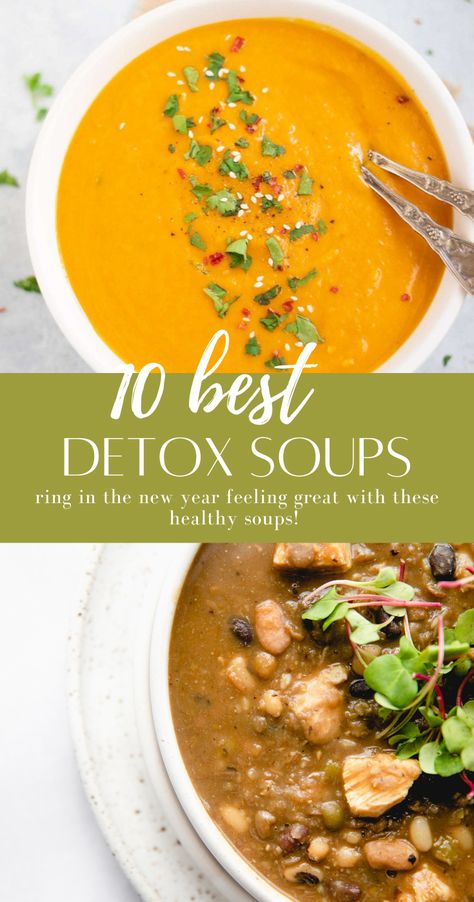 Soups Healthy Clean Eating, Healthy Gut Soup, Gut Cleansing Soup, Soup For Digestion, Gut Soup Recipes, Parasite Cleanse Soup, Cleansing Soup Recipes, Soup For Gut Health, Gut Healthy Soup Recipes