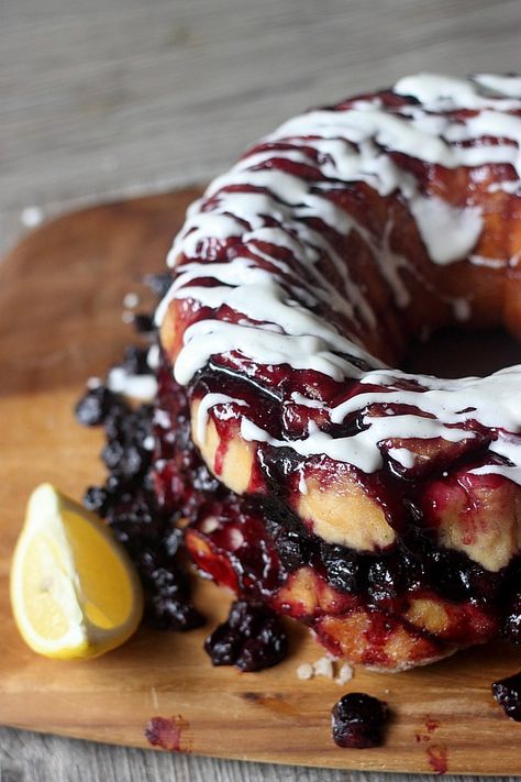 The Best Monkey Bread Recipe, Lemon Monkey Bread, Blueberry Recipes, Monkey Bread, Dessert Bread, Lemon Blueberry, Bundt Cake, Sweet Savory, Coffee Cake