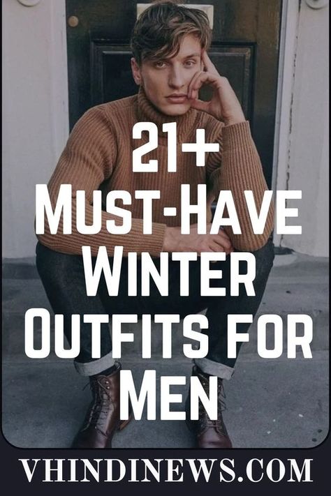 Upgrade your winter wardrobe with these 21 stylish and cozy outfits for men. From classic coats and layered looks to casual and business styles, these winter outfits will keep you warm and effortlessly stylish. Perfect for any occasion, find your winter style inspiration here!

#MensWinterFashion #WinterOutfits #MenStyle #MensOutfitIdeas #WinterWardrobe #MensFashionInspo #CozyLooks #LayeringTips #StylishWinterMenswear #ColdWeatherFashion Dark Green Turtleneck Outfit Men, Mens Poncho Outfit, Athleisure Outfits Winter Men, Men Winter Date Night Outfit, Mens Dress Coats Winter, Mens Trendy Outfits Winter, Guys Winter Outfits Casual, Men’s Going Out Outfits Winter, Canada Winter Outfit Men