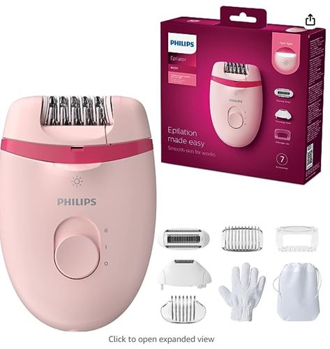 Philips Satinelle Essential Corded Epilator with 5 Attachments - BRE285/00 Homemade Headbands, Shaving Products, Makeup Accesories, Exfoliating Gloves, A Massage, Pretty Skin, Unwanted Hair Removal, Unwanted Hair, Body Skin Care Routine