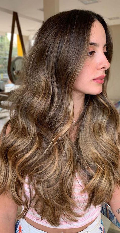 Cute Summer Hair, Brown Hair Inspiration, Honey Brown Hair, Dirty Blonde Hair, Brown Hair Balayage, Blonde Hair Inspiration, Honey Hair, Summer Hair Color For Brunettes, Brown Blonde Hair