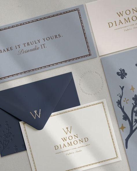 WON DIAMOND — DAYENAH STUDIO Diamond Logo, Luxury Branding Design, Brand Kit, Branding Design Inspiration, Brand Story, Custom Branding, Instagram Template, Logo Branding, Luxury Branding