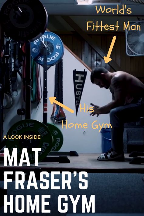 The World's Fittest Man, Mathew Fraser, has one of the best equipped home gyms for its size in the world! See it in all it's glory as well as his equipment list here! Garage Gym Crossfit, Home Crossfit Gym, Best Home Gym Setup, Home Gym Crossfit, Fraser Crossfit, Strength Training Core, Crossfit Garage Gym, Crossfit Home Gym, Aerobic Fitness