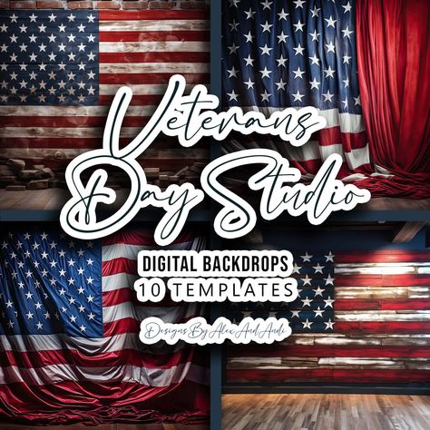 America Flag, Veterans Day, Digital Backdrops, Kind Words, Large Prints, Marketing And Advertising, Software, Etsy App, Sell On Etsy