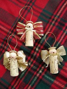 christmas crafts                                                                                                                                                     More Cork Angels, Wine Cork Ornaments, Cork Ornaments, Wine Cork Crafts, Cork Crafts, Christmas Ornaments Homemade, Noel Christmas, Angel Ornaments, Wine Cork