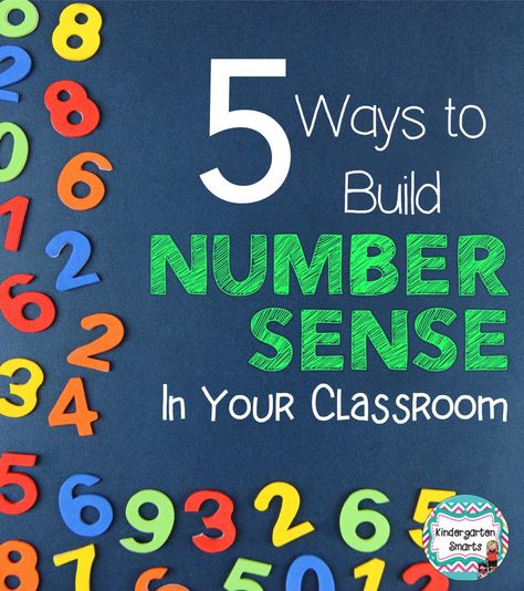 Kindergarten Smarts: 5 Ways to Build Number Sense in Your Classroom Multi Sensory Math Activities, Math Routines, Multisensory Math, Math Rules, Reading Coach, Math Tips, Number Sense Kindergarten, Number Sense Activities, Prek Math