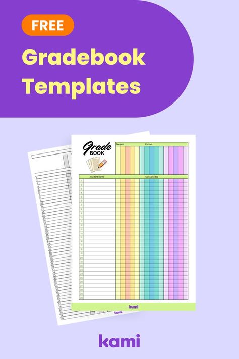 Gradebook Template, Grade Book Printable, Camp Classroom, Grade Book Template, Tab Art, Art Classroom Organization, Template Free Printable, Third Grade Classroom, Printable Ideas