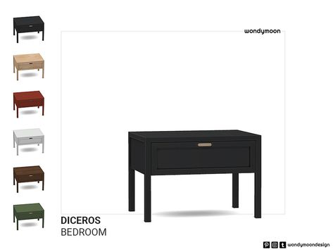 The Sims Resource - Diceros Bedside Table Sims 4 Bedside Table Cc, Sims 4 Bedside Table, Sims 4 Side Table, Sims 4 Nightstand, Sims 4 Cc Bed Side Table, Sims4 Nightstand Cc, Sims 4 Cc End Table, Sims 4 One Night Stand Mod, Sims 4 Accent Table