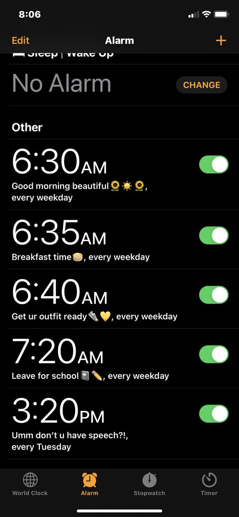 Alarm Names Aesthetic, Alarm Names, Morning Reminder, After School Routine, School Routine, Routine Ideas, 2023 Vision, Get My Life Together, Room Makeover Inspiration