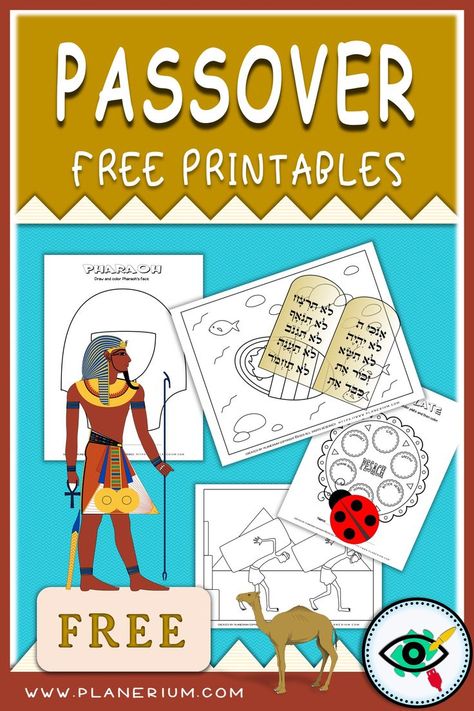 Free Kids engaging and fun printables for Passover Holiday in English and Hebrew. Include worksheets and coloring pages. Suitable for Kindergarten and Primary school. #passover2020 #freepassoverprintables #freepassoverworksheets #passoverforhomeschooling #passoverforkids Passover Crafts For Kids, Passover Worksheets, Passover Printables, Pesach Crafts, Passover Lesson, Hebrew School Activities, Passover Activities, Passover Crafts, Passover Holiday