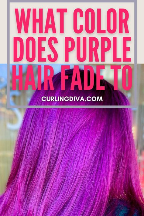 What color does purple hair fade to Purple Hair Fade, Balayage Purple Hair, Faded Purple Hair, Deep Purple Hair, Purple Hair Dye, Lilac Hair Color, Violet Hair Colors, Fantasy Hair Color, Purple Balayage