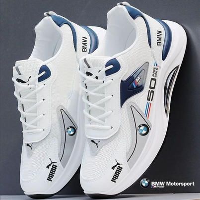 Phdan DY - PUMA® 2023 BMW Collaboration Men's Sports Shoes... Best Casual Shoes, Gents Shoes, Stylish Mens Suits, Polo Shirt Design, Fashion Shoes Sandals, Shoes Outfit Fashion, African Fashion Modern, Puma Shoes, Trendy Sneakers