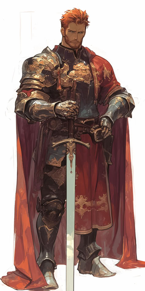 Dnd Paladin, Knight Art, Human Male, Dungeons And Dragons Characters, Dnd Art, Dungeons And Dragons Homebrew, Fantasy Armor, Fantasy Warrior, 판타지 아트