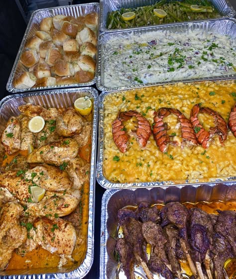 Catering Food Ideas Dinners, Soul Food Party Buffet, Soul Food Buffet Ideas, Easter Buffet Ideas Food Dinner, Family Dinner Buffet Ideas, Catered Dinner Ideas, Birthday Dinner Menu Ideas Food, Wedding Food Black People, Soul Food Wedding Dinner