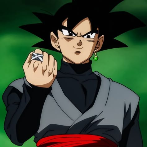 Dbz Goku Black, Goku Black Pfp, Dbz Pfp, Goku Black Icon, Goku Black Zamasu, Goku Icon, Anime Widget, Goku And Chichi, Image Dbz