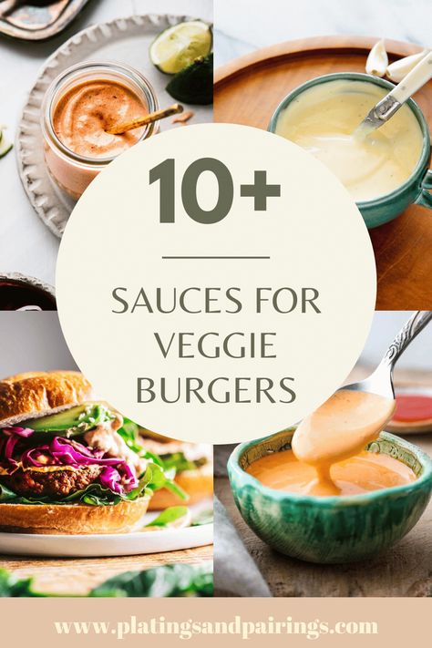 Whether you prefer tangy, spicy, or creamy flavors, the right sauce can take your veggie burger to the next level. Here are 10+ tasty sauces for veggie burgers to try! Vegan Burger Sauce Recipe, Vegan Burger Toppings, Veggie Burger Sauce, Burger Side Dishes Healthy, Vegan Burger Sauce, Veggie Burger Toppings, Vege Burgers, Sauce For Vegetables, Vegan Dressings