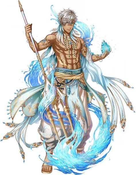 Water Djinn, Djinn Equip, Yume 100, Ragnarok Anime, Anime Elf, Bleach Fanart, Bleach Art, Fantasy Story, Fantasy Warrior