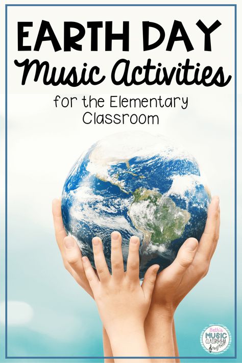 Earth Day is coming soon - on April 22. Get your nature songs and video collection ready and add some new ones to your collection. In this post, I share with you some of my favorite Earth Day Music activities! Earth Day Movement Activities, Earth Day Music And Movement, Earth Day Music Activities, Earth Day Song, Orff Activities, Orff Music, Elementary Music Room, Preschool Music Activities, Spring Music