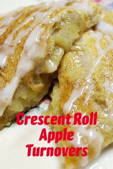 Easy recipe for an apple dessert everyone loves. Crescent rolls make the crust and cooked apples are the filling for these delicious homemade apple turnovers. #appledessert #crescentrollrecipe #intellid Making Deserts, Crescent Roll Apple Turnovers, Crescent Roll Apple, Recipes Using Crescent Rolls, Apple Turnover Recipe, Crescent Roll Dessert, Homemade Icing, Homemade Crescent Rolls, Apple Turnover