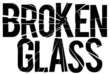 Illustrator Tip #18: Broken Glass Effect | Vector Diary Illustrator Font Effects, Glass Typography, Type Effects, Text Cool, Mirror Text, Glass Font, Font Effect, Create Text, Adobe Illustrator Tutorials