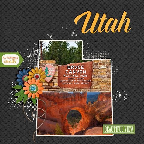 Scrapbooking Layouts Travel, Utah Adventures, Utah Travel, Bryce Canyon National Park, Bryce Canyon, National Park Service, Adventure Awaits, Travel Scrapbook, Beautiful Views