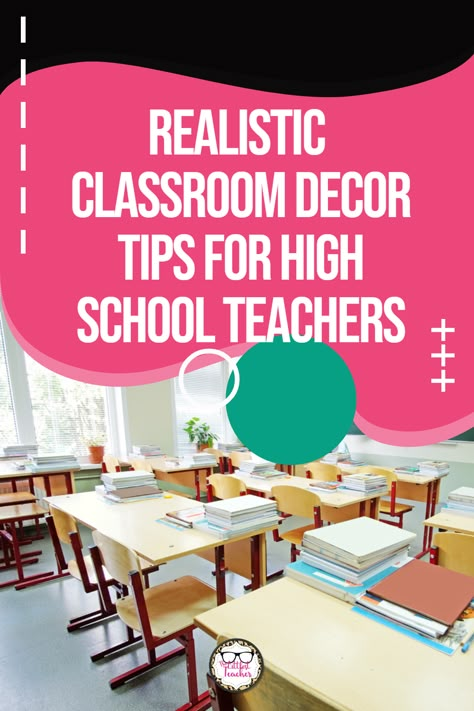 Are you a high school teacher seeking inspiration for your classroom? Look no further! Our newest post explores the art of classroom decor for older students, providing you with innovative ideas, creative inspiration, and effective strategies to make your space inviting, engaging, and inspiring. Ready to create the ultimate learning environment? Don't miss the post! Student Work Display Ideas High School, Fun High School Classroom, Class Theme Ideas High School, Classroom Designs High School, Cool High School Classrooms, Hs English Classroom Decor, High School Science Classroom Ideas, Classroom Ideas High School Decorating, Cricut Classroom Ideas High School