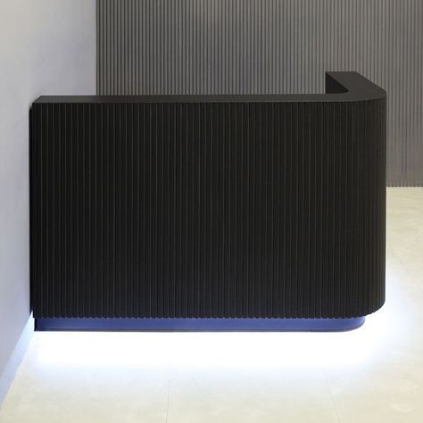 L Shaped Reception Desk, Black Reception Desk, Corner Reception Desk, Desk Black, Black Desk, Reception Desk, L Shape, Spa, Desk