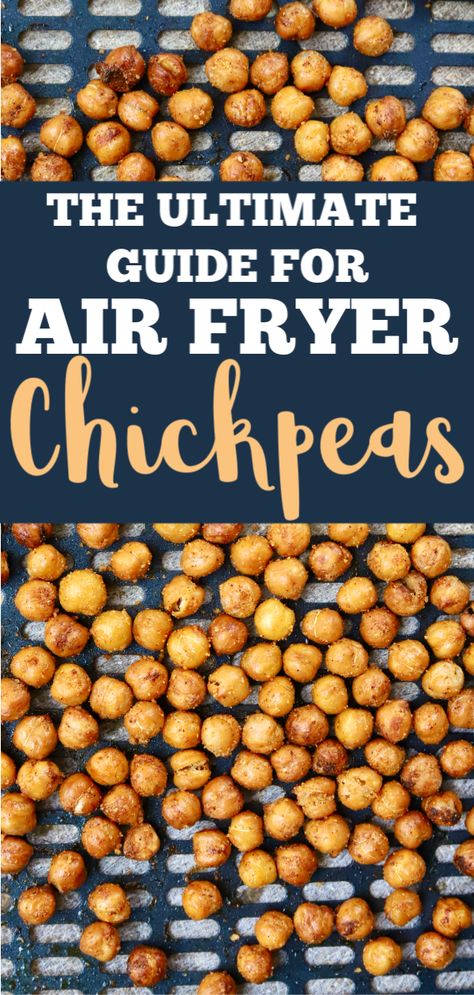 The Ultimate Guide For Air Fryer Chickpeas - Slice of Jess Air Fryer Chickpeas, Juicy Lucy Burger, Healthy Dinner Salads, Honey Garlic Salmon, Air Fryer Chicken Wings, Food Swap, Air Fryer Healthy, Air Fryer Recipes Easy, Roasted Chickpeas