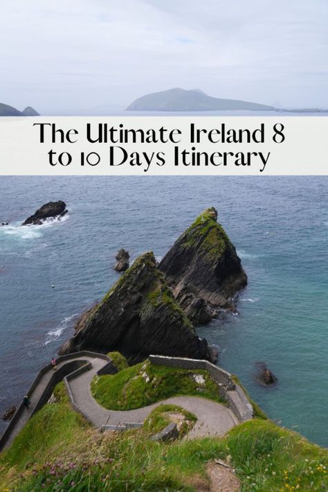 The Ultimate Ireland 8 to 10 Days Itinerary - Bon Traveler Road Trip Ireland, Ireland Road Trip Itinerary, Driving In Ireland, Ireland Road Trip, Ireland Itinerary, Dublin Travel, Southern Ireland, Somewhere In The World, Dublin Airport