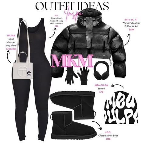 Ugg Telfar, Teen Swag Outfits, Fasion Outfits, Trendy Outfits For Teens, Cute Lazy Day Outfits, Swag Outfits For Girls, Cute Comfy Outfits, Cute Swag Outfits