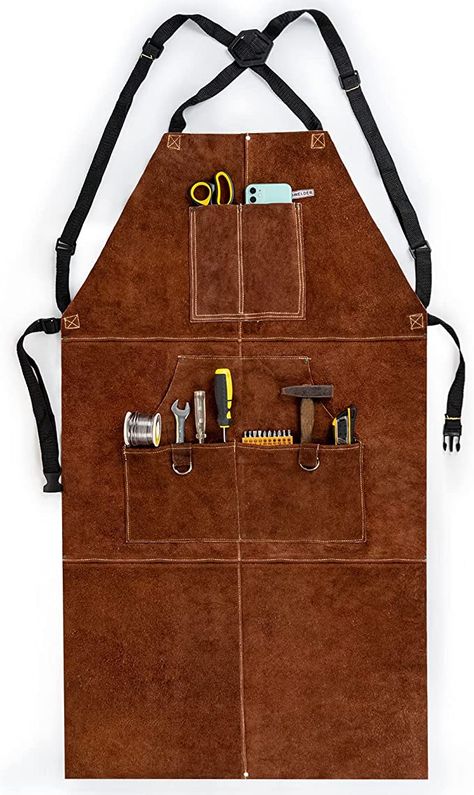 Branded Aprons, Shop Apron, Blacksmithing, Leather Working, Apron, Heavy Duty, Fashion Branding, Fox, Heat