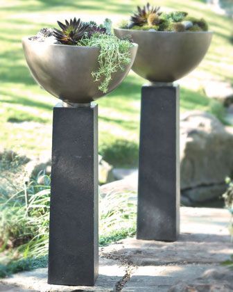 Modern Planter Modern Planter, Modern Garden Design, Modern Planters, Contemporary Garden, Garden Containers, Container Gardens, Outdoor Planters, Small Gardens, Modern Garden