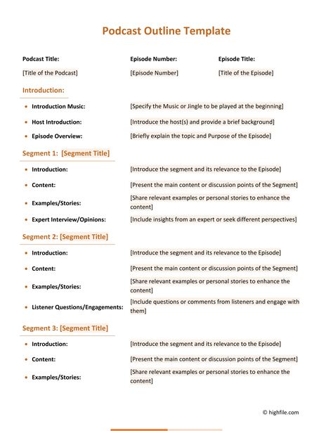 Podcast Outline Template Podcast Script Outline, Podcast Business Plan, Podcast Guidelines, Podcast Guest Template, Spiritual Podcast Topics, Podcast Script Template, Podcast Title Ideas, Podcast Outline, Podcast Questions