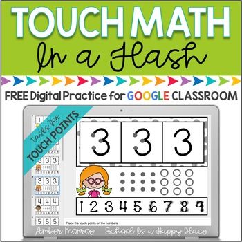 Touch Points Math Printable, Fundations Kindergarten, Touch Point Math, Daily 3 Math, Touch Math, Classroom Images, Classroom Pictures, Math Charts, Co Teaching