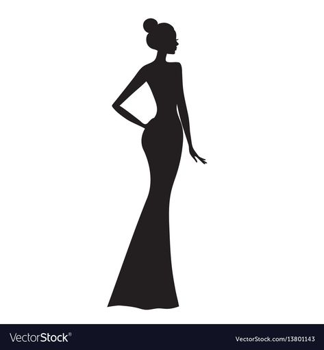 Siluete Umane Femeie, Siluette Woman Silhouettes, Sillouttes Images Women, Woman Silhouette Drawing, Women Silhouette Art, Model Silhouette, Silhouette Fashion, Logo Design Women, Women Vector