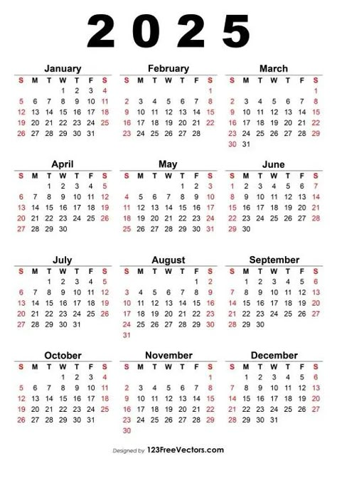 Free 2025 Calendar One Page Issues Lyrics, 2025 Logo, Version Board, Red Calendar, Preschool Activities Printable, Planner Calendar Printables, Activities Printable, Artsy Background, American Girl Doll Furniture