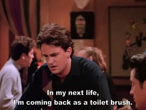 Chandler Bing Chandler Bing Iconic Lines, Friends Lines, Chandler Bing Quotes, Relatable Friends, Chandler Friends, Friends Stickers, Friends Tv Quotes, Friends Sketch, Kin List