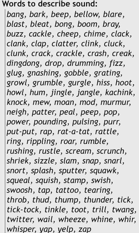 Words To Describe Speech, Words To Describe Dancing, Words To Describe Scent, Words To Describe Sounds, How To Describe Tears In Writing, Words To Describe A Man, Ways To Describe Breathing, How To Describe Clothing In Writing, How To Describe A Forest In Writing