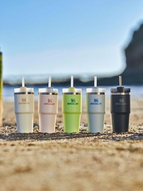 You can never go wrong with a Stanley tumbler, ranging from 14oz to 64oz in a variety of colors Coffee Smoothie, Stanley Quencher, Tea Or Coffee, Reusable Straw, Insulated Tumbler, Tumblers With Lids, Insulated Tumblers, Iced Tea, Stainless Steel Tumblers