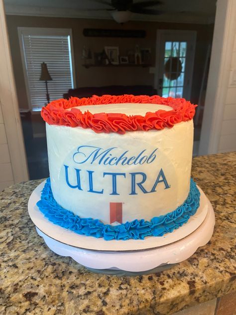 Michelob Ultra, 21st Birthday Party, Birthday Party 21, Birthday For Him, Perfect Cake, Birthday Bash, 21st Birthday, Wedding Cake, The Help