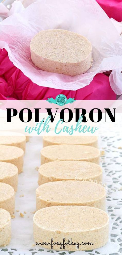 Filipino Polvoron Recipe, Polvoron Filipino, Filipino Cookie Recipes, Polvorones Recipe, Butterscotch Cookies, Filipino Food Dessert, Vegan Cookies Recipes, Filipino Desserts, Dessert Lover