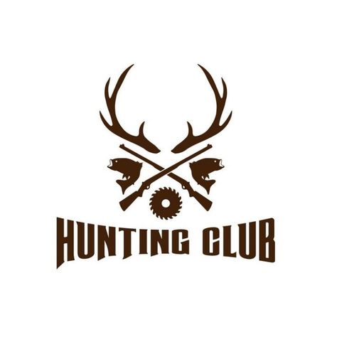 I will design beautiful hunting logo in 24 hours Hunting Club Logo, Hunting Logo Design, Safari Logo, Hunting Logo, Logo Design Elements, Hunting Club, Hunting Design, Hunting Decor, Memorial Cards