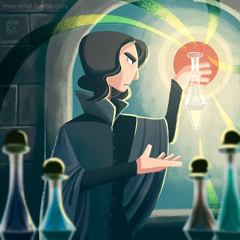 Harry Potter Fanart by Malaya de Guzman Terrenal Harry Potter Fanart, Harry Potter Crossover, Harry Potter Professors, Potter Fanart, Harry Potter Games, Harry Potter Potions, Professor Snape, Book Fanart, Harry Potter Puns